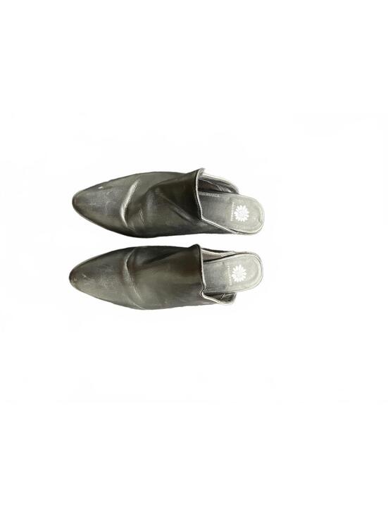 Yellow Box Shoes - Yellow Box black pointed toe mule shoes